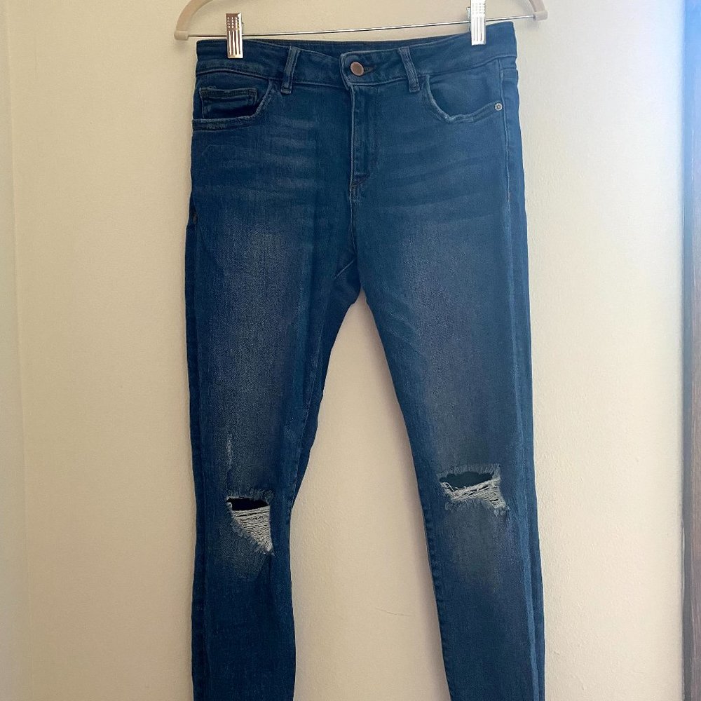 DL1961 Skinny Ripped Jeans